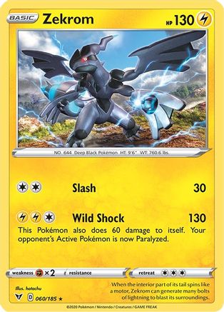 Zekrom (60) Reverse Holofoil - Vivid Voltage