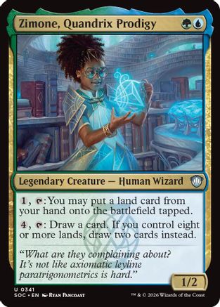 Zimone, Quandrix Prodigy (341) - Commander: Secrets of Strixhaven