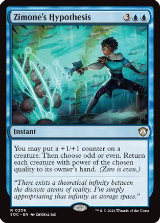 Zimone's Hypothesis (206) - Commander: Secrets of Strixhaven