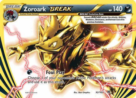 Zoroark BREAK (92) Holofoil - BREAKthrough