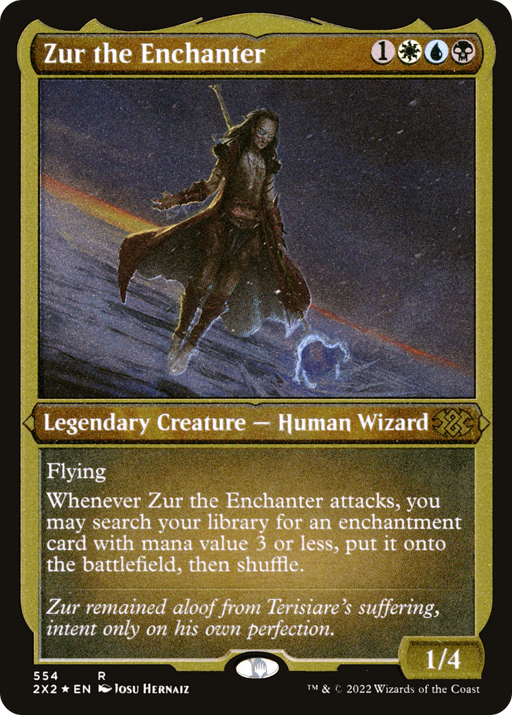 Zur the Enchanter (554) Etched Foil - Double Masters 2022