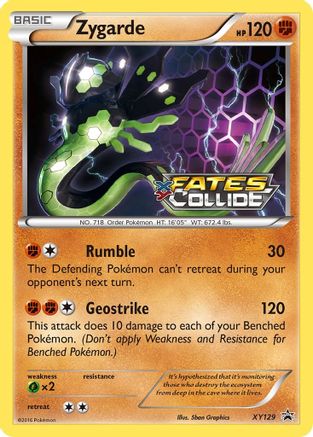 Zygarde (Prerelease) (XY129) Holofoil - Black Star Promos