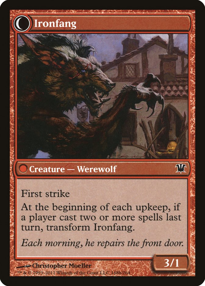 Village Ironsmith // Ironfang (168) - Innistrad