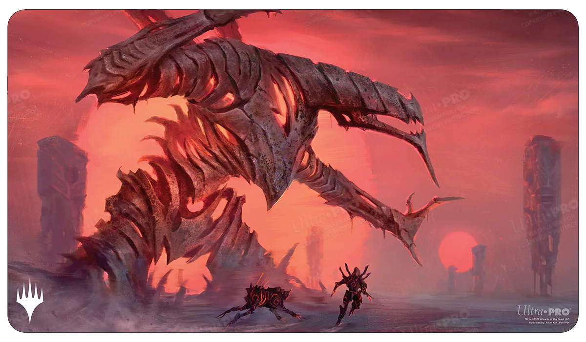 Phyrexia: All Will Be One Playmat Red Sun’s Twilight-Silver Goblin