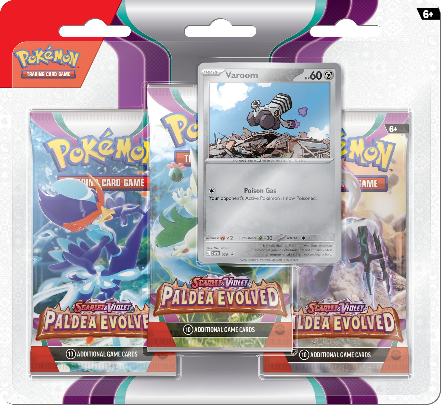 Pokémon TCG: Scarlet & Violet - Paldea Evolved 3 Blister Pack