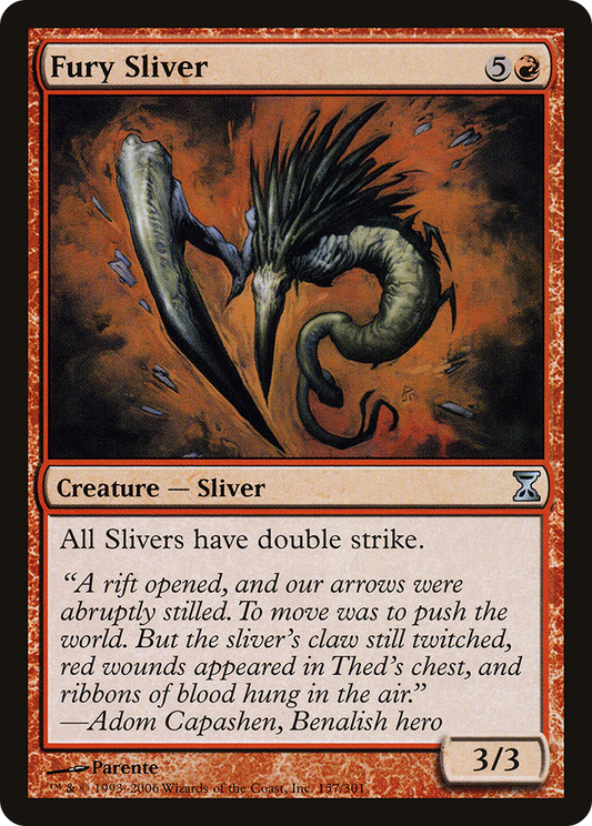 Fury Sliver [Time Spiral] Foil