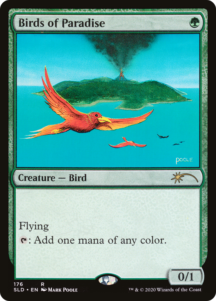 Birds of Paradise (176) [Secret Lair Drop Series] | Silver Goblin