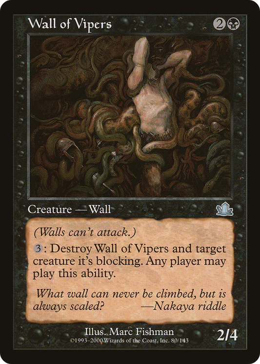 Wall of Vipers [Prophecy] Foil