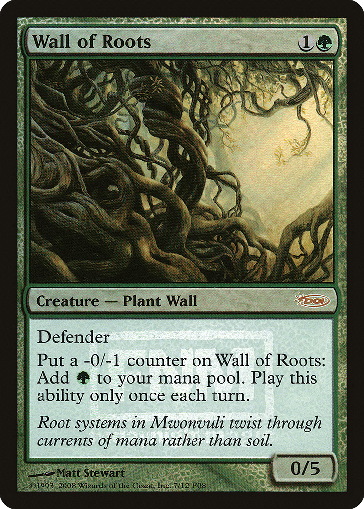 Wall of Roots [Friday Night Magic 2008] | Silver Goblin