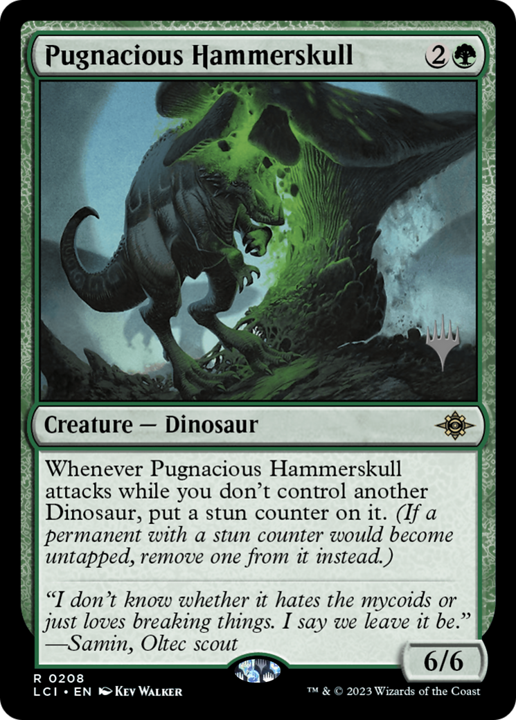 Pugnacious Hammerskull (Promo Pack) [The Lost Caverns of Ixalan Promos] Foil