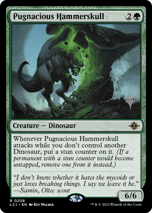 Pugnacious Hammerskull (Promo Pack) [The Lost Caverns of Ixalan Promos] Foil