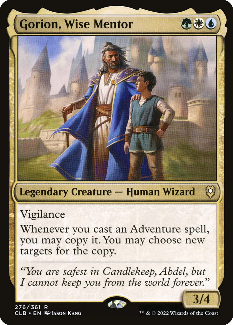 Gorion, Wise Mentor [Commander Legends: Battle for Baldur's Gate]