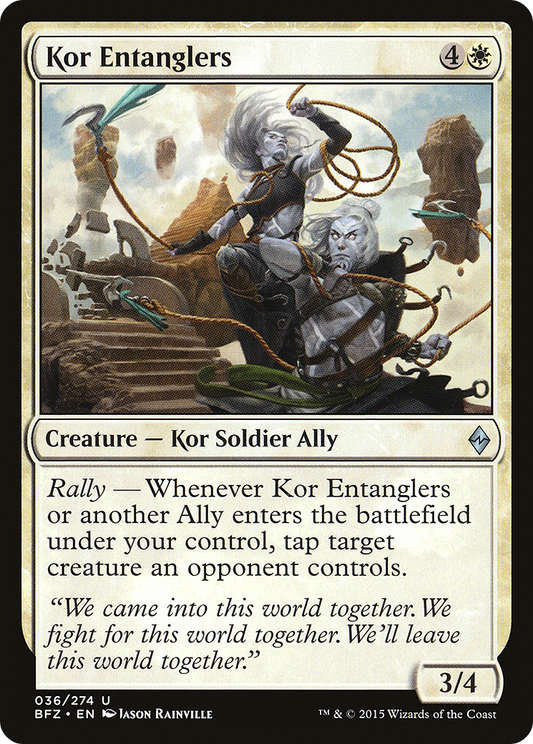 Kor Entanglers [Battle for Zendikar] Foil