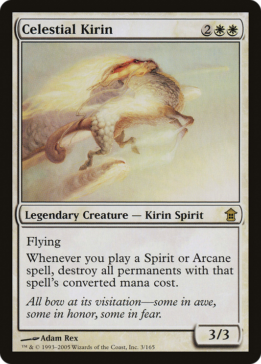 Celestial Kirin [Saviors of Kamigawa] Foil