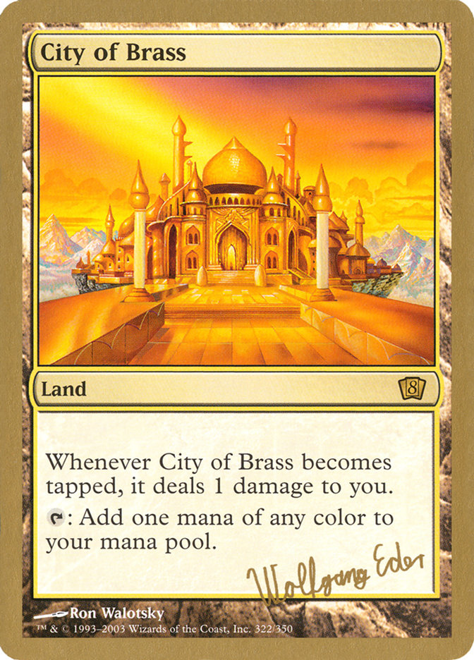 City of Brass (Wolfgang Eder) [World Championship Decks 2003] | Silver Goblin