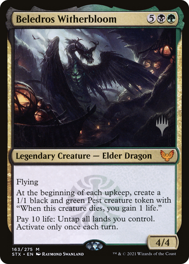 Beledros Witherbloom (Promo Pack) [Strixhaven: School of Mages Promos] Foil
