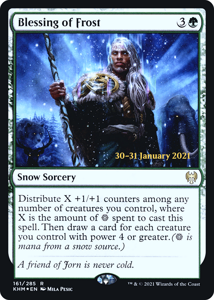 Blessing of Frost [Kaldheim Prerelease Promos]