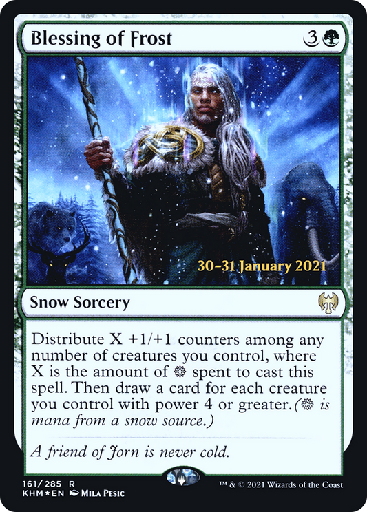 Blessing of Frost [Kaldheim Prerelease Promos]