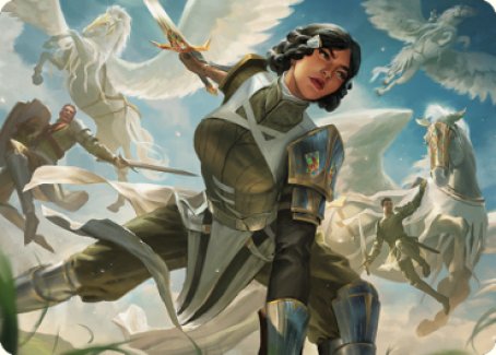 Resolute Reinforcements Art [Dominaria United Art Series] | Silver Goblin