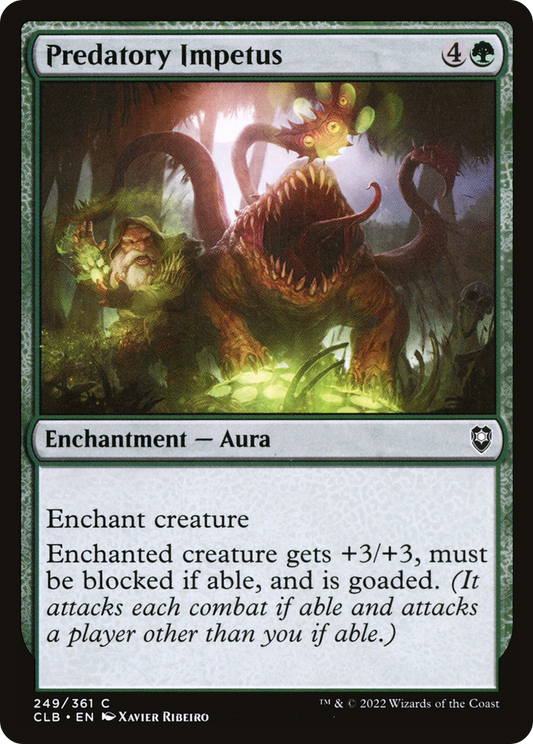 Predatory Impetus [Commander Legends: Battle for Baldur's Gate] Foil
