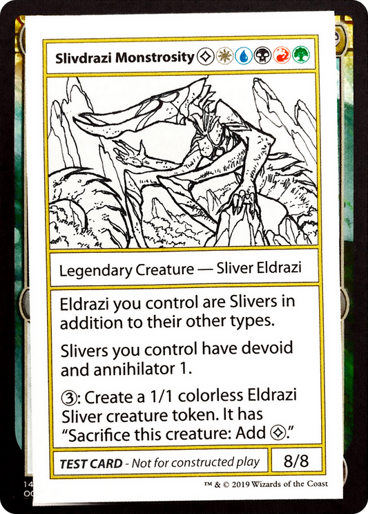 Slivdrazi Monstrosity (2021 Edition) [Mystery Booster Playtest Cards]