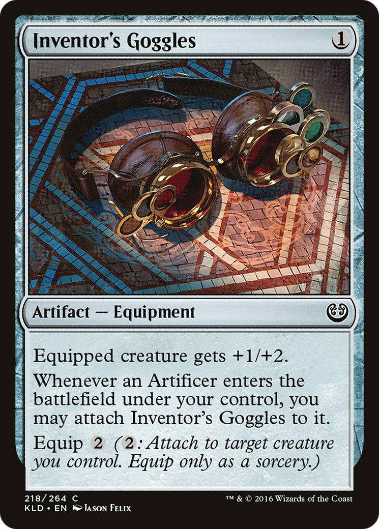 Inventor's Goggles [Kaladesh] | Silver Goblin