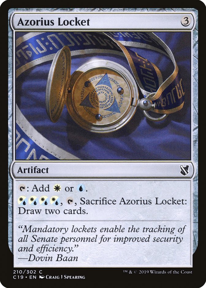 Azorius Locket [Commander 2019] | Silver Goblin