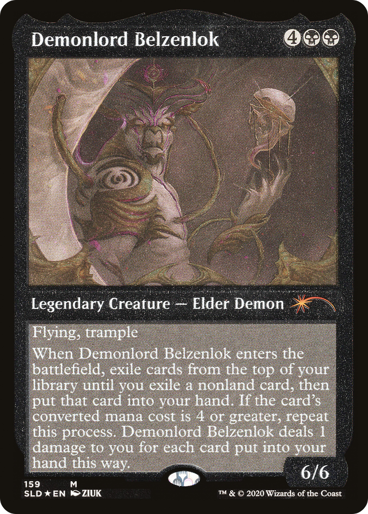 Demonlord Belzenlok (159) Etched Foil - Secret Lair Drop