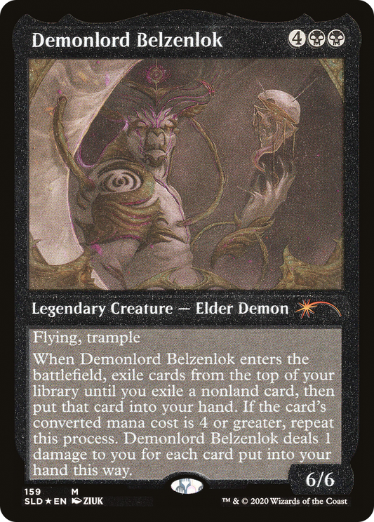 Demonlord Belzenlok (159) Etched Foil - Secret Lair Drop