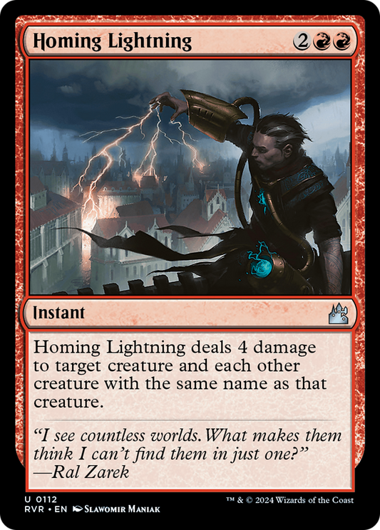 Homing Lightning [Ravnica Remastered] Foil