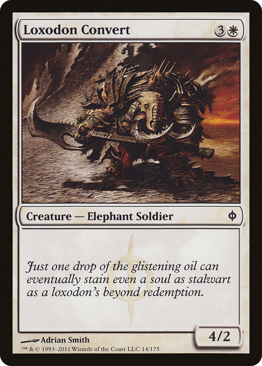 Loxodon Convert [New Phyrexia] Foil