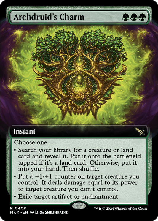 Archdruid's Charm (Extended Art) [Murders at Karlov Manor] Foil