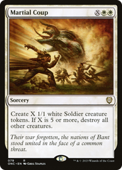 Martial Coup [Phyrexia: All Will Be One Commander] | Silver Goblin