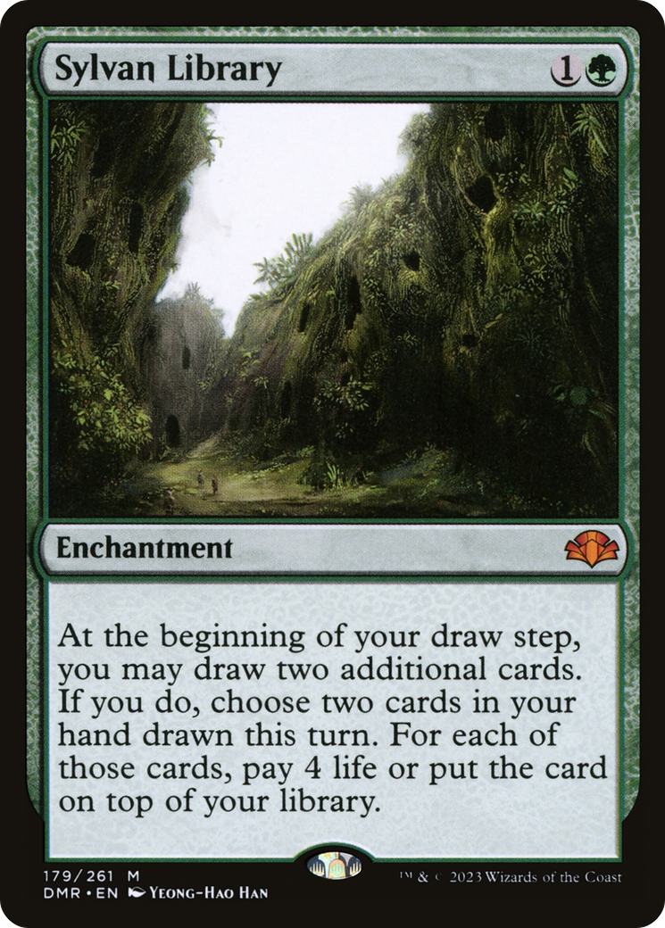 Sylvan Library [Dominaria Remastered] | Silver Goblin