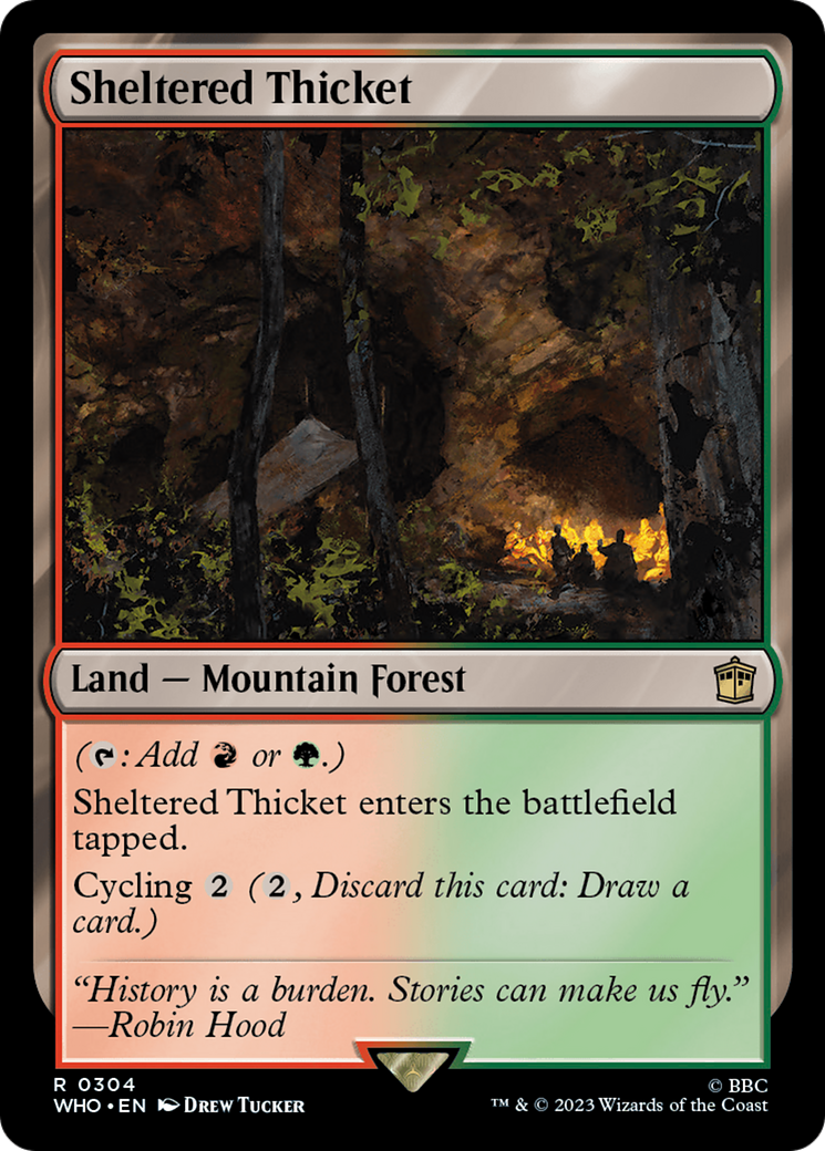 Sheltered Thicket [Doctor Who] Foil