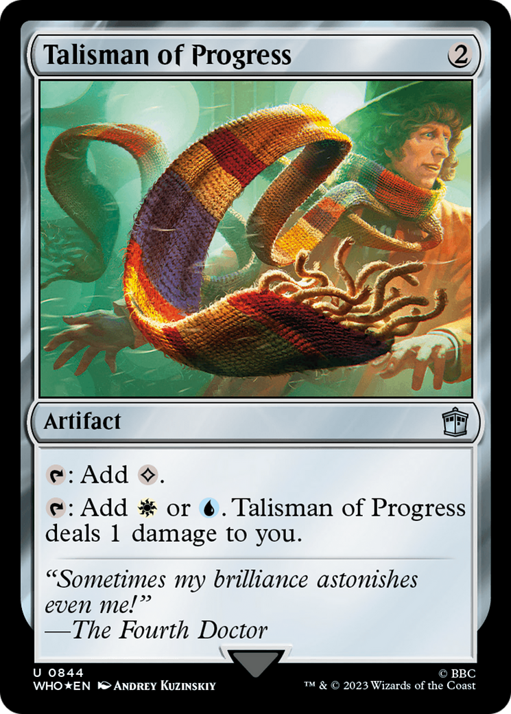 Talisman of Progress (Surge Foil) [Doctor Who] | Silver Goblin