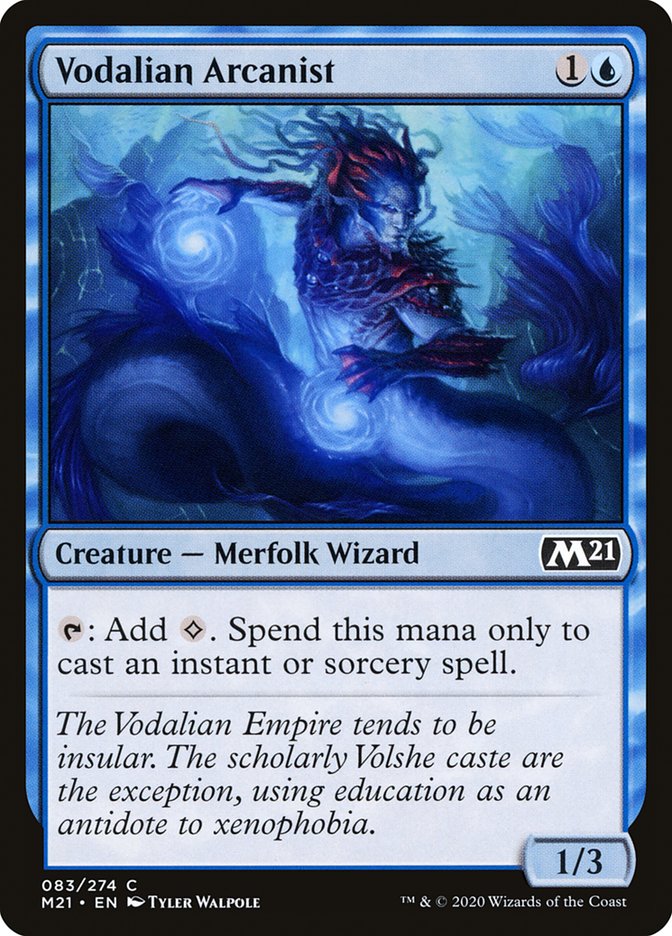 Vodalian Arcanist [Core Set 2021] | Silver Goblin