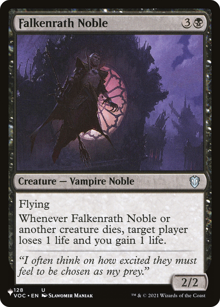 Falkenrath Noble [The List Reprints] | Silver Goblin