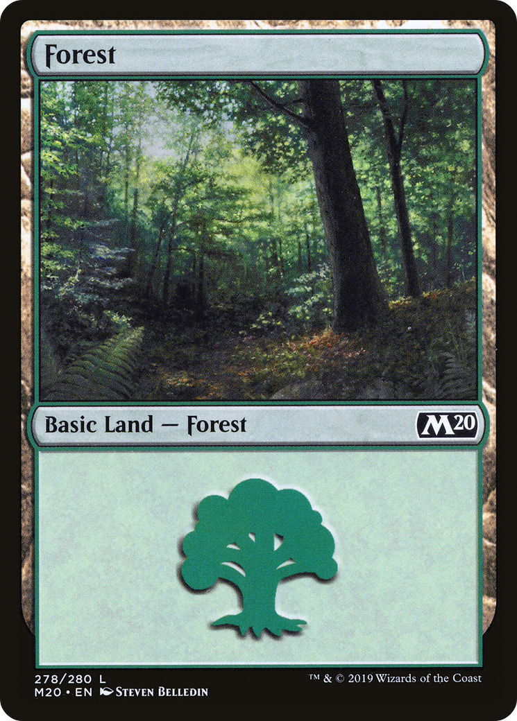 Forest (278) [Core Set 2020] Foil