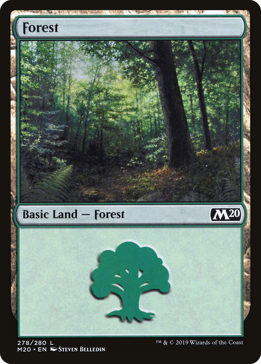 Forest (278) [Core Set 2020] Foil