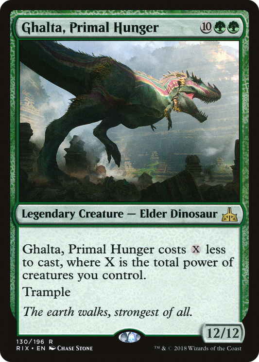 Ghalta, Primal Hunger [Rivals of Ixalan] Foil