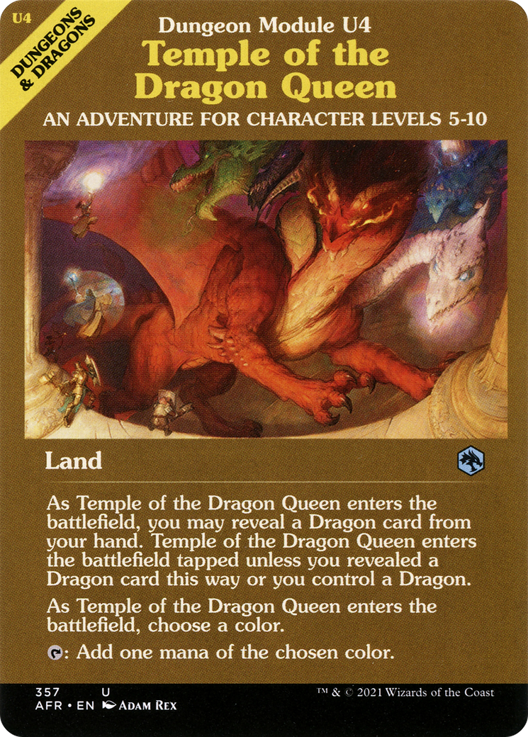 Temple of the Dragon Queen (Dungeon Module) (Showcase) (357) Foil - Adventures in the Forgotten Realms