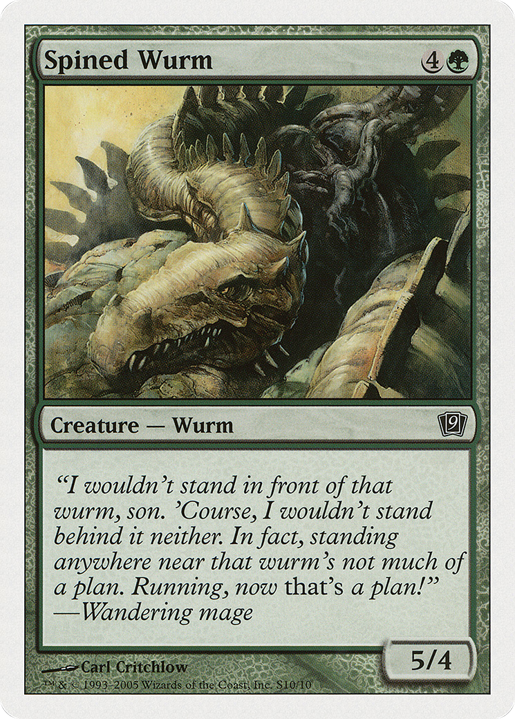 Spined Wurm (010) - Ninth Edition