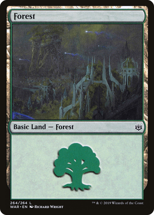Forest (264) [War of the Spark] Foil