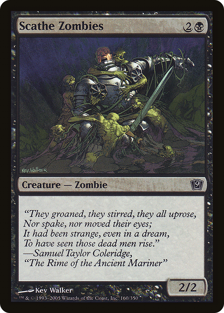 Scathe Zombies (160) Foil - Ninth Edition