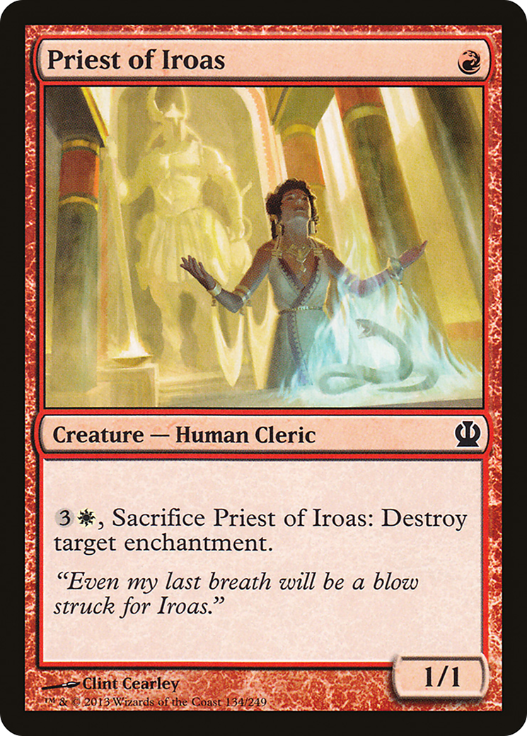 Priest of Iroas [Theros] Foil