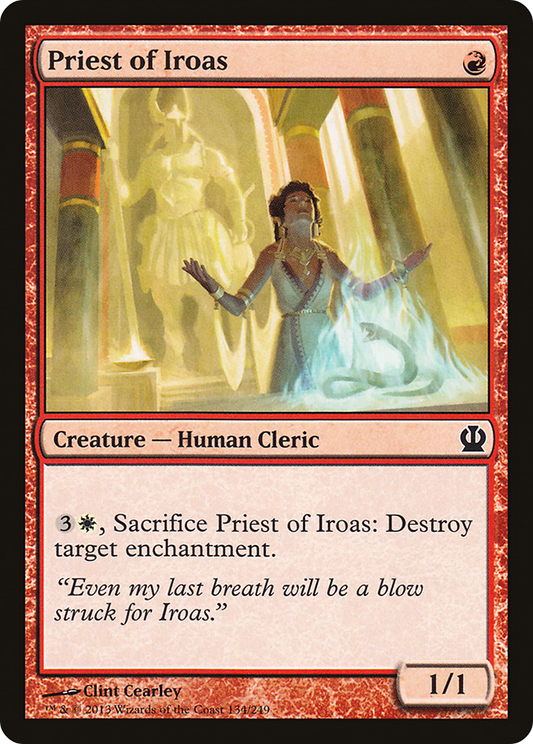 Priest of Iroas [Theros] Foil