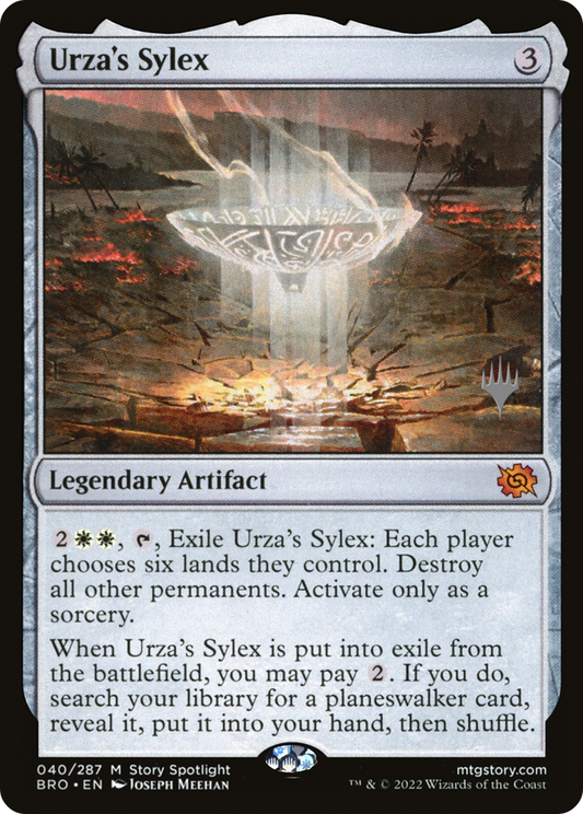 Urza's Sylex (Promo Pack) [The Brothers' War Promos] Foil