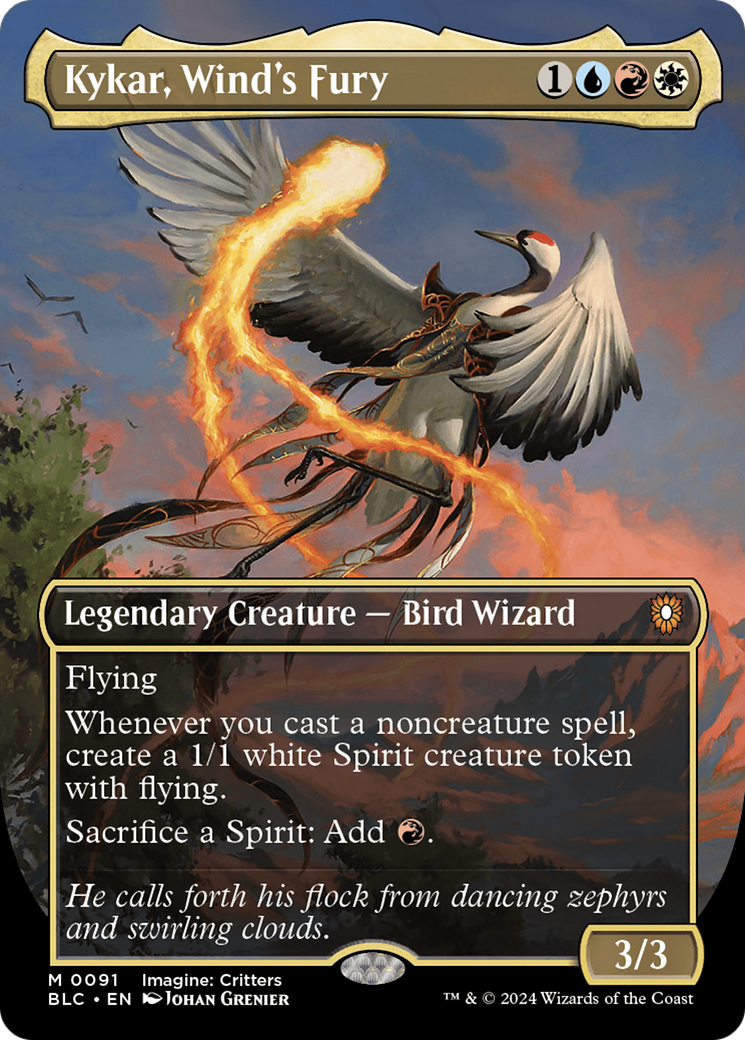 Kykar, Wind's Fury(Borderless) (091)