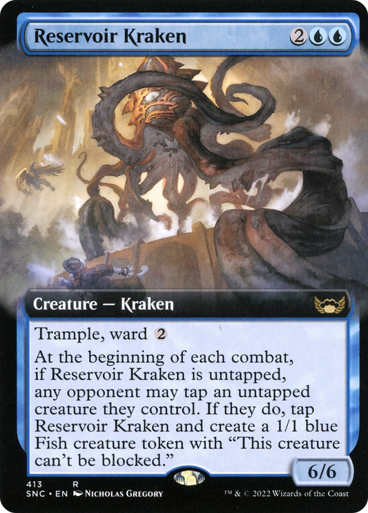 Reservoir Kraken (Extended Art) [Streets of New Capenna] Foil